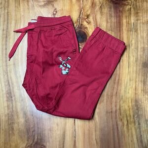 NEW Dutch Bros Jogger Pants 2XL XXL Cotton Drawstring Red Windmill Men's K3-19